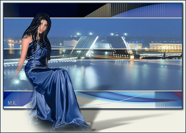 Девушка брюнетка в Ленинграде у разводного моста