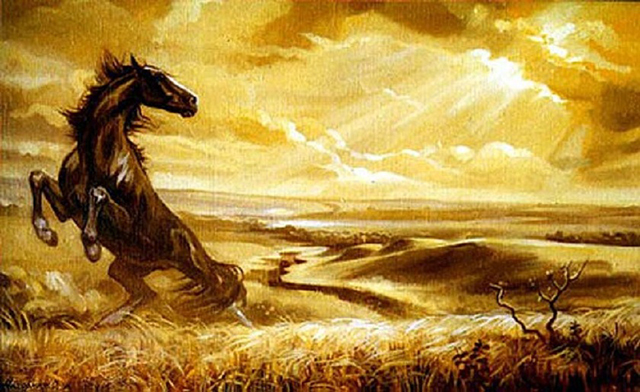 красивые Картинки, рисунки Кони, лошади