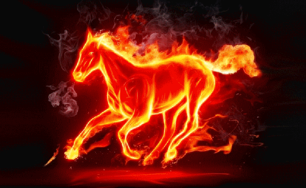 Лошадка огненная