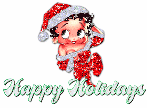 красивые Анимированные открытки Happy Holidays