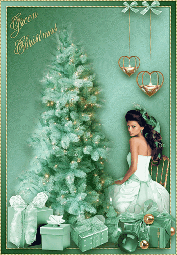 красивые Анимированные открытки Merry Christmas