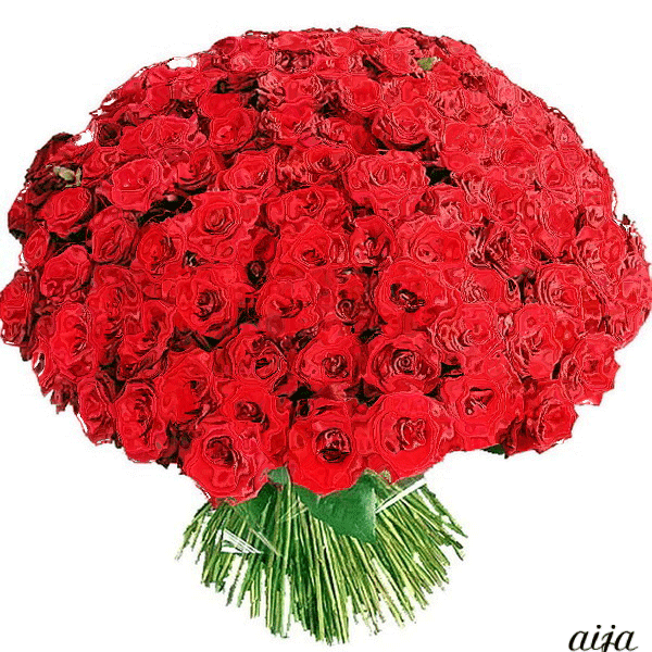 Громадный большой букет из 101 красной розы