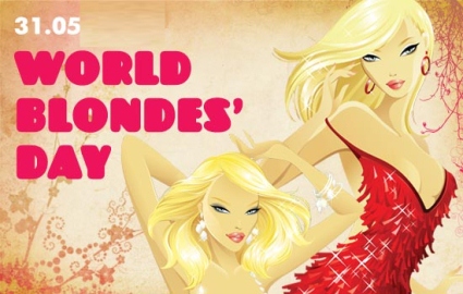 World blondes' day - с днём блондинки по английски