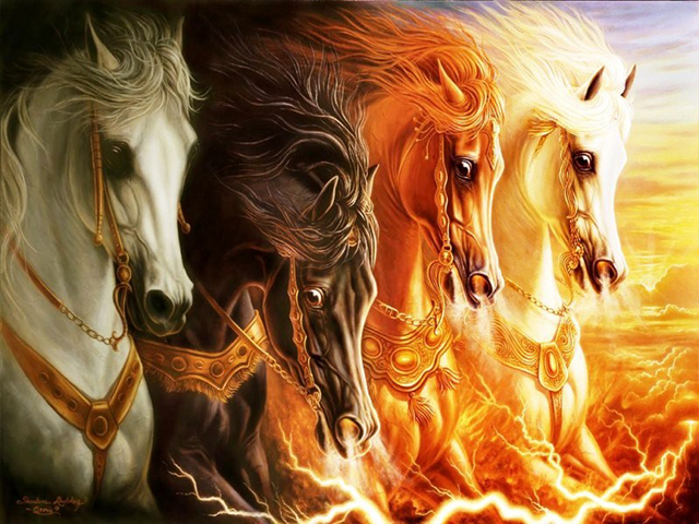 красивые Картинки, рисунки Кони, лошади