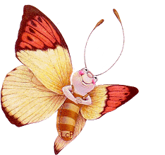 Летящая бабочка из мультика, для детей