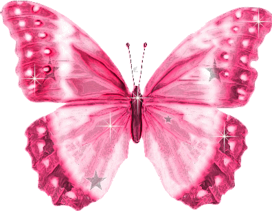 Нарисованная бабочка, gif анимация без фона